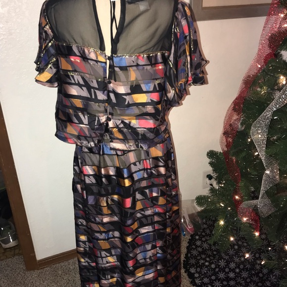 Beautiful vintage Joan Leslie by Kasper 2 piece sheer top and skirt. ❤️ - Picture 3 of 6